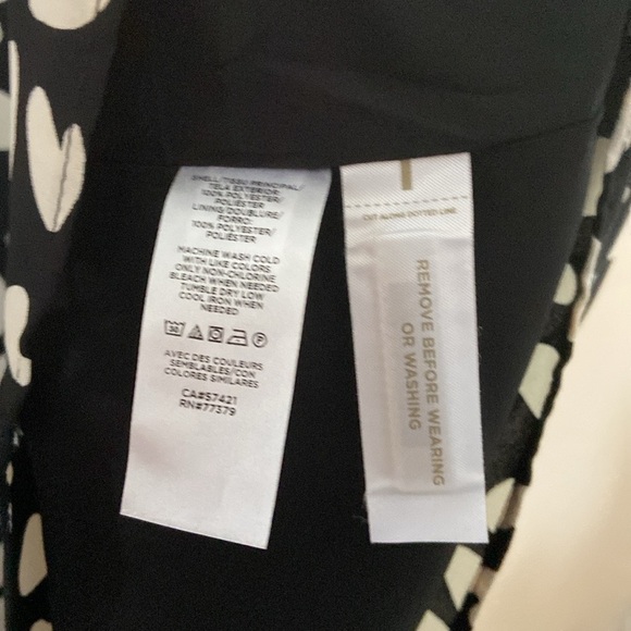 Ann Taylor- Heart Mock Neck Shift Dress - Picture 13 of 14